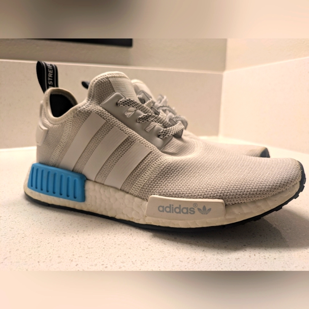 Adidas NMD R1 Silver/Blue/White Sneaker